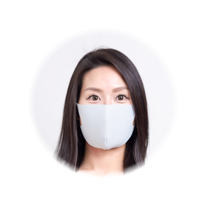女性シリカクリン抗菌消臭立体マスク