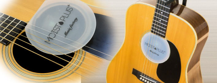 ギター専用調湿プロテクター　モイスプラス　使用イメージ